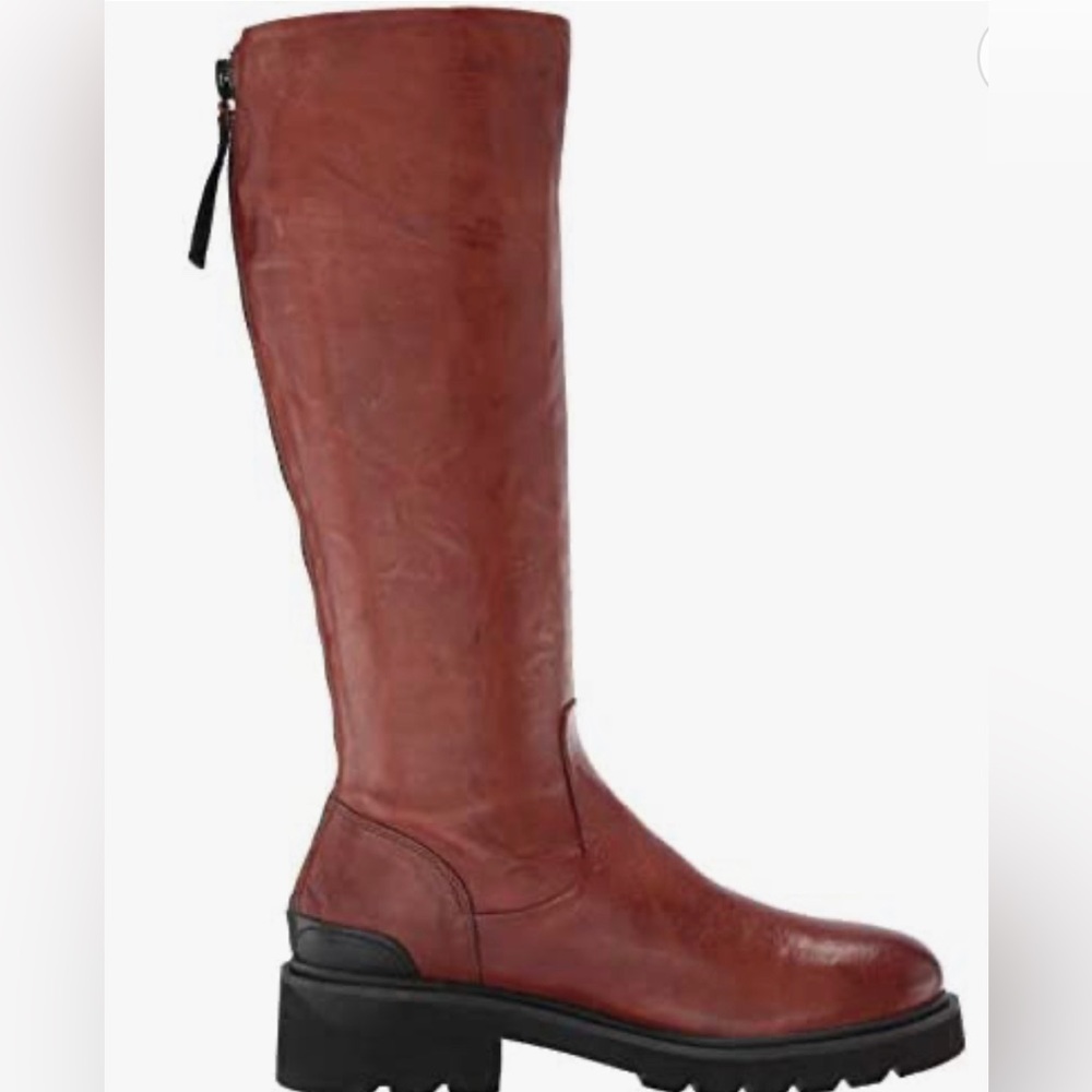 Frye tall Allison rich brown leather boots